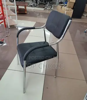 Armrest Leather Visitors Chairs