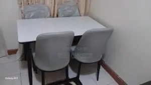 Marble Cleam Dinning Table (4- Seater)