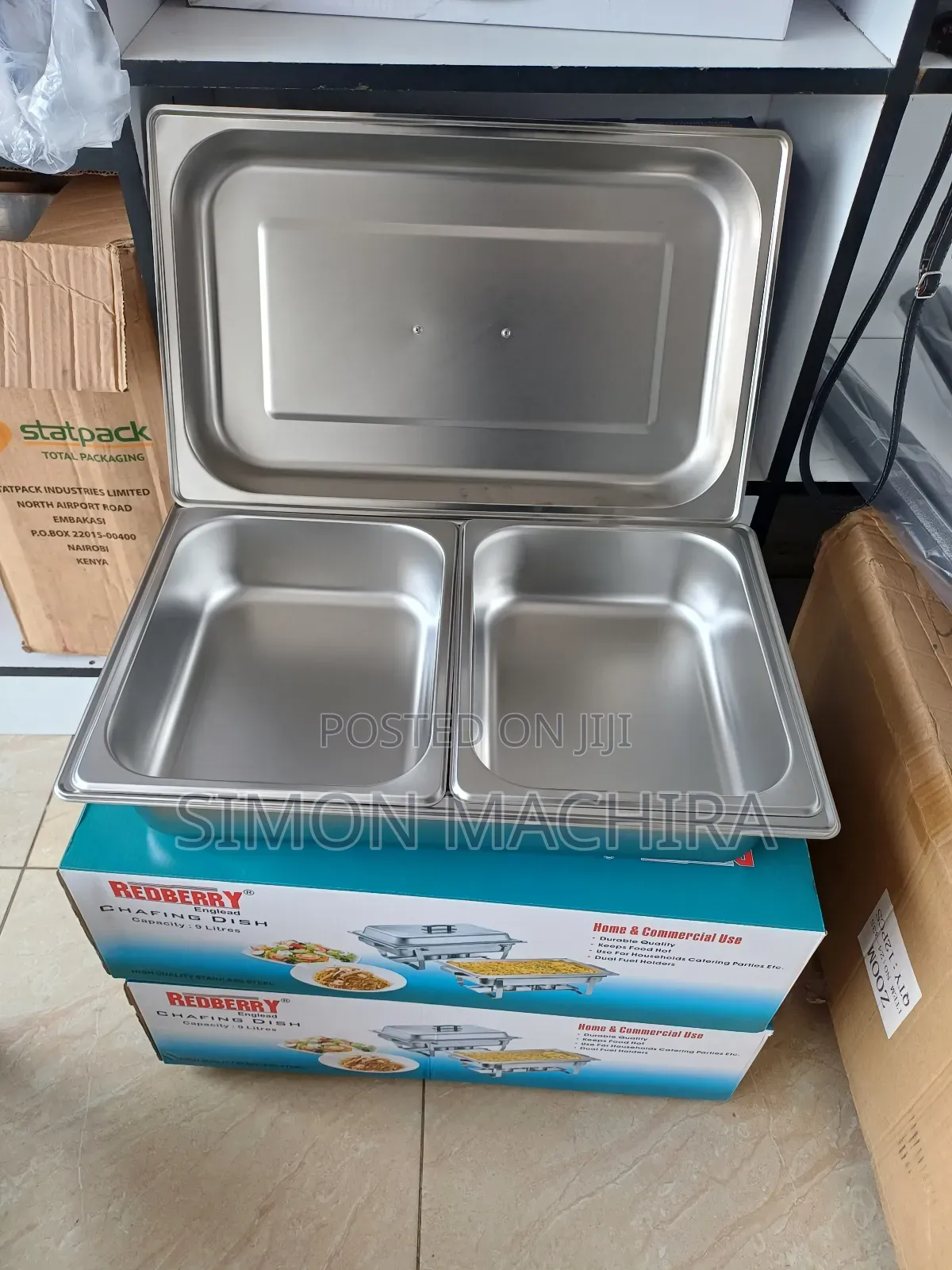 2 Compartment Chafing Dish