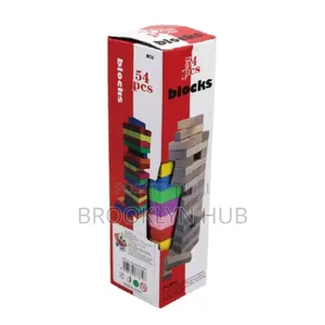54 PCS Jenga Blocks