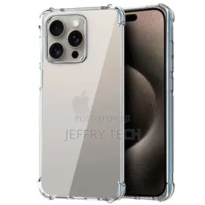 COOL Case for iPhone 15 Pro Max Antishock Transparent