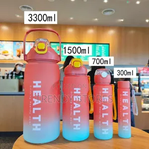 4 In 1 Plastic Motivational Bottle Set