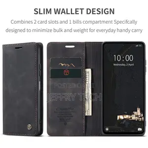 Xiaomi Redmi Note 12 4G Wallet Suede Leather Case Black