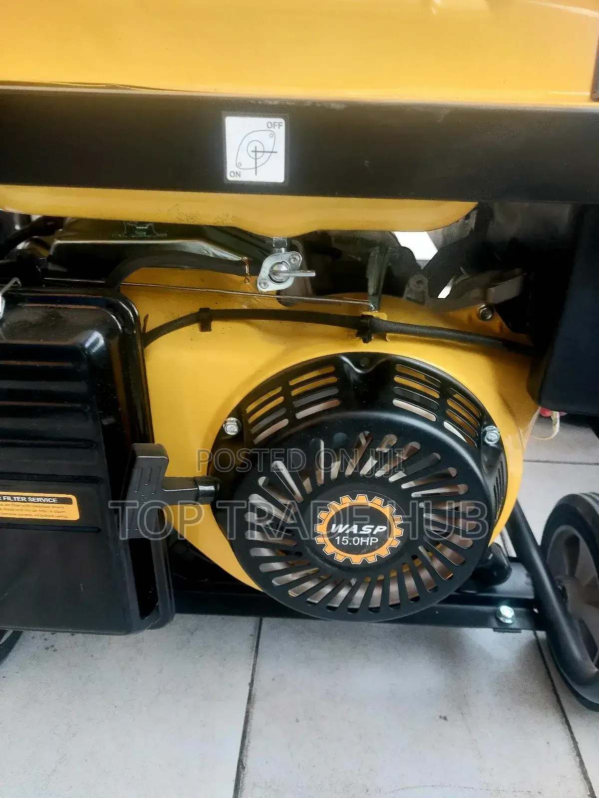 Wasp 7500ES 15HP Petrol Generator 7.5kva