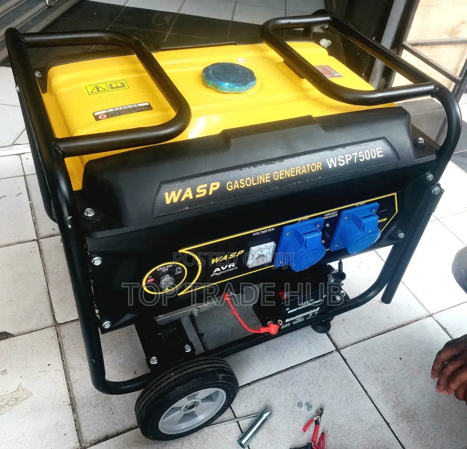 Wasp 7500ES 15HP Petrol Generator 7.5kva