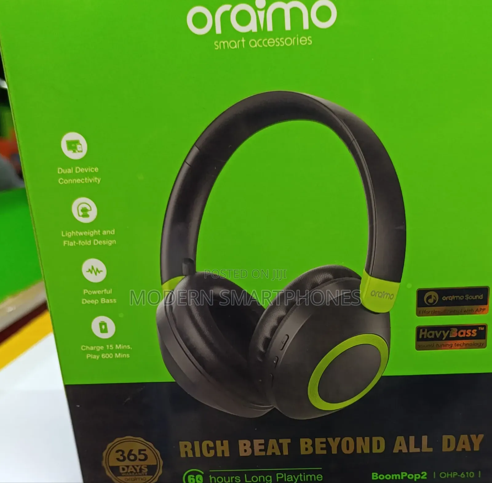 Oraimo Oraimo Boompop Headphones