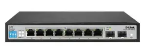 D-Link 8 Port Poe Gigabit Smart Managed Switch + 2 SFP Ports