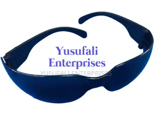 Dark Safety Spectacles (Black Glasses) For Eye Protection.