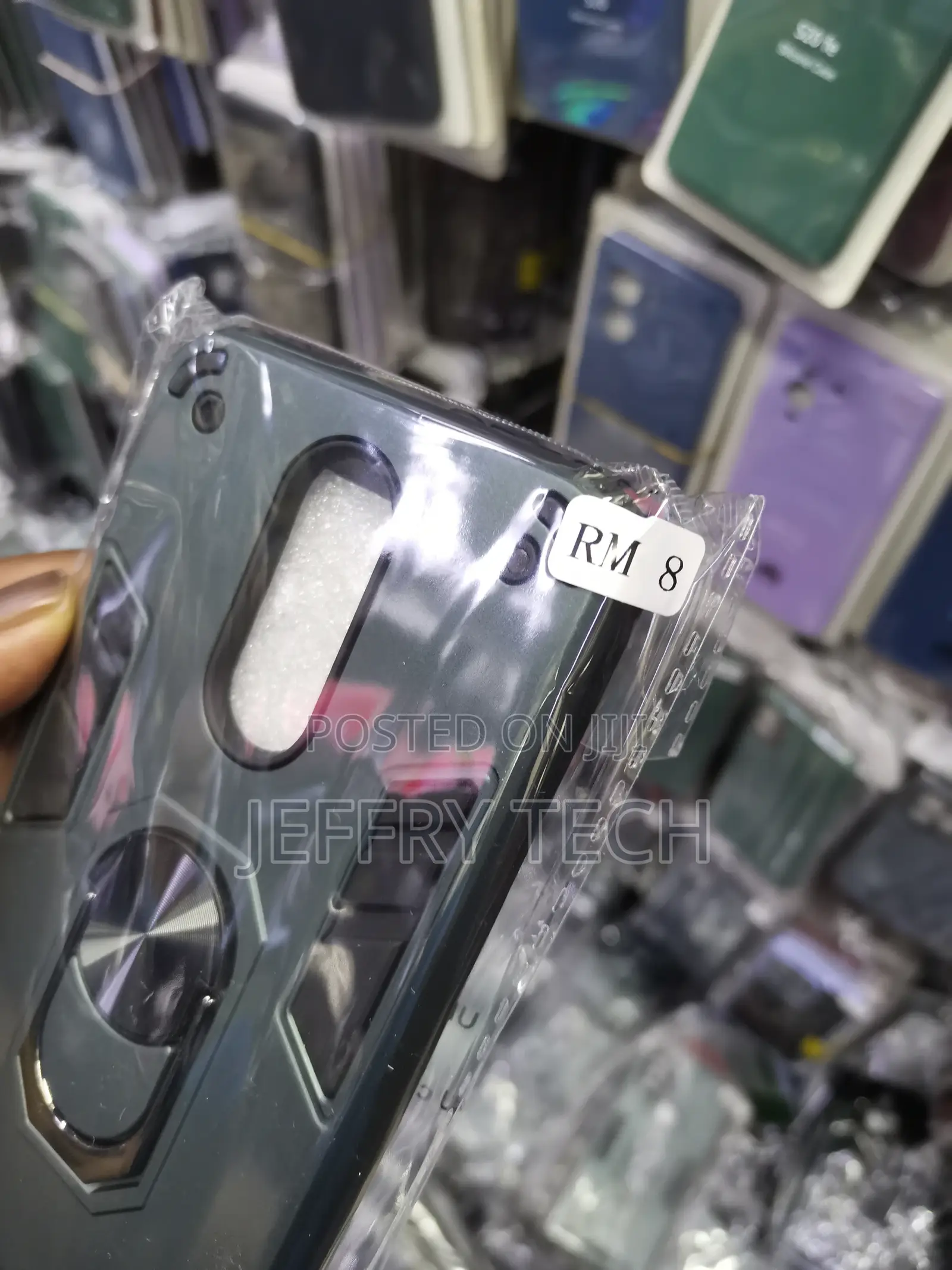 Back Cover for Redmi 8 Case ,Rotating Ring Holder