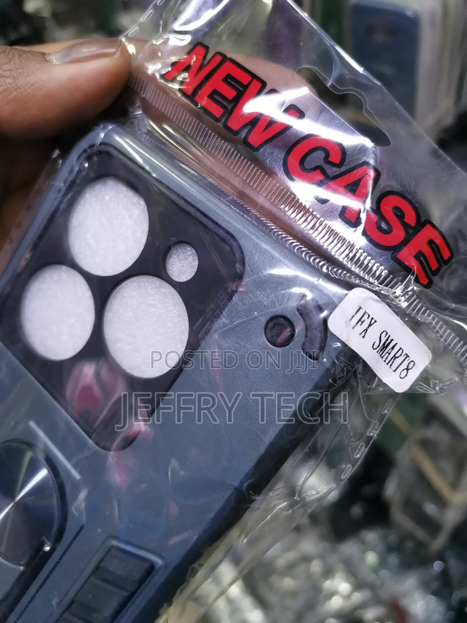 Case for Infinix Smart 8 Rotating Ring Bracket Cover