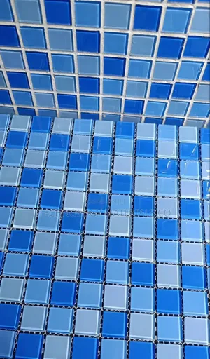 Modern Blue Glass Mosaic Tiles(300mm * 300mm)
