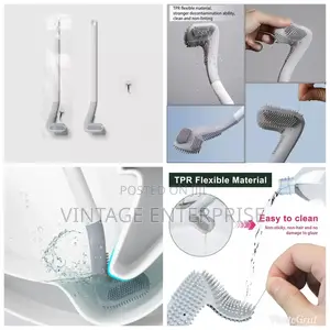 *Silicon Bristle Toilet Brush*