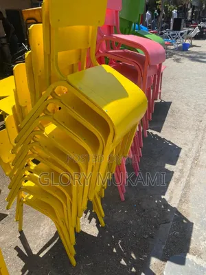 Yellow Pink Chairs Kindergarten