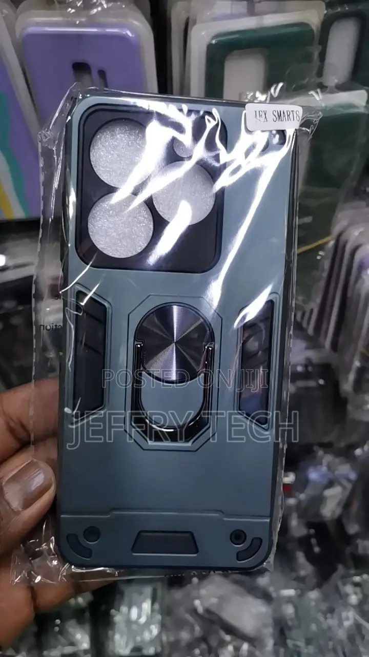 Shockproof Rotating Ring Phone Case for Infinix Smart 8