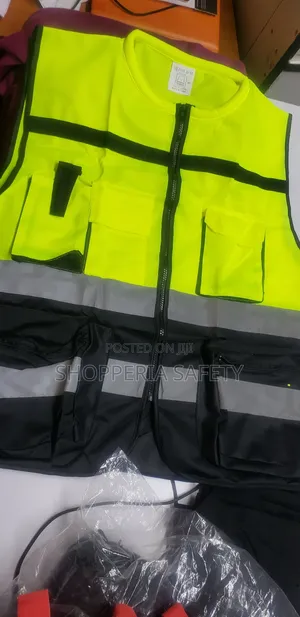 Multicoloured Reflector Vests Long Zip