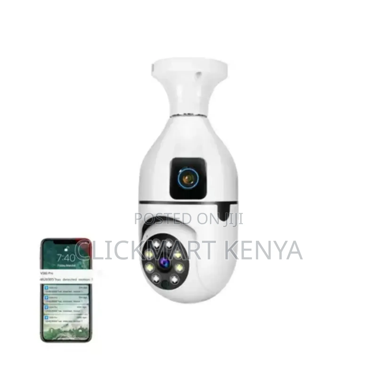 Dual Lens Wifi CCTV Camera for Wireless Surveillance,