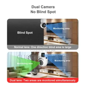 Dual Lens Wifi CCTV Camera for Wireless Surveillance,