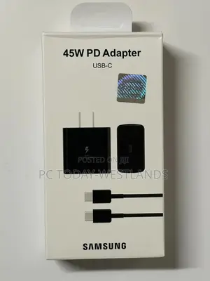 Samsung 45W USB-C Wall Charger Super Fast Charging W/ Cable
