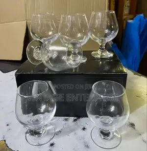 Clear Wine Glasses**
