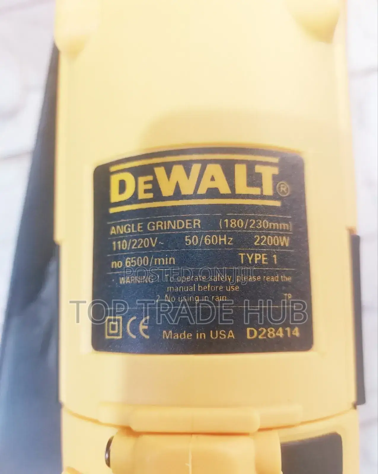 Original Dewalt Angle Grinder 9 Inch