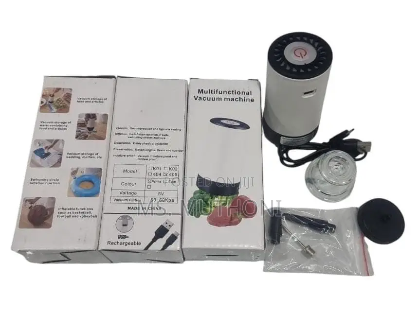 Inflating or Deflating Rechargable Vacuum Pump Mac