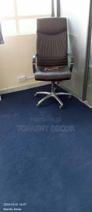 Nevy Blue Delta 4mm Office Wall to Wall Carpets