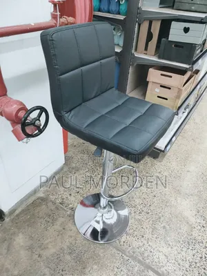 Swivel Leather Adjustable Barstools