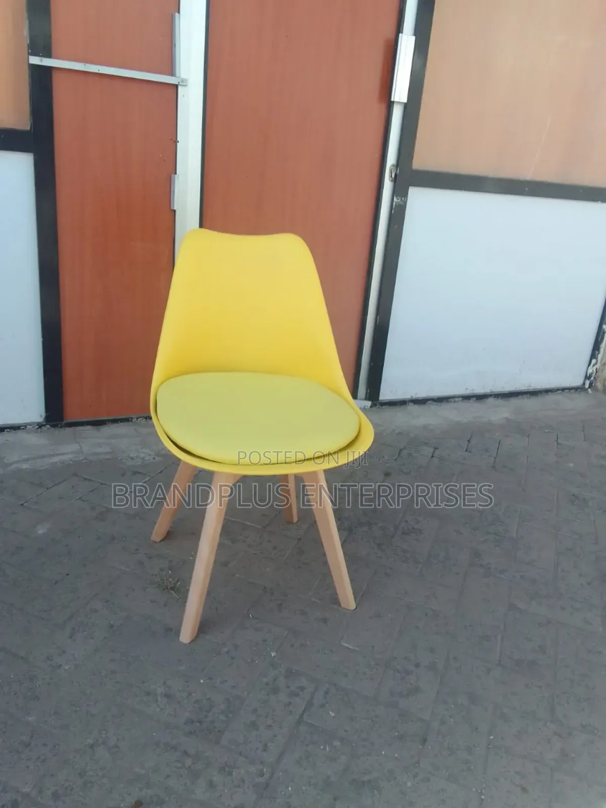 Yellow Padded Eames Chair