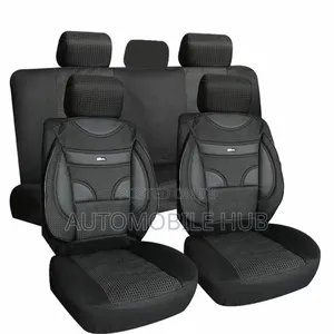 Quality Half Leather Car Seat Cover 5 Seater