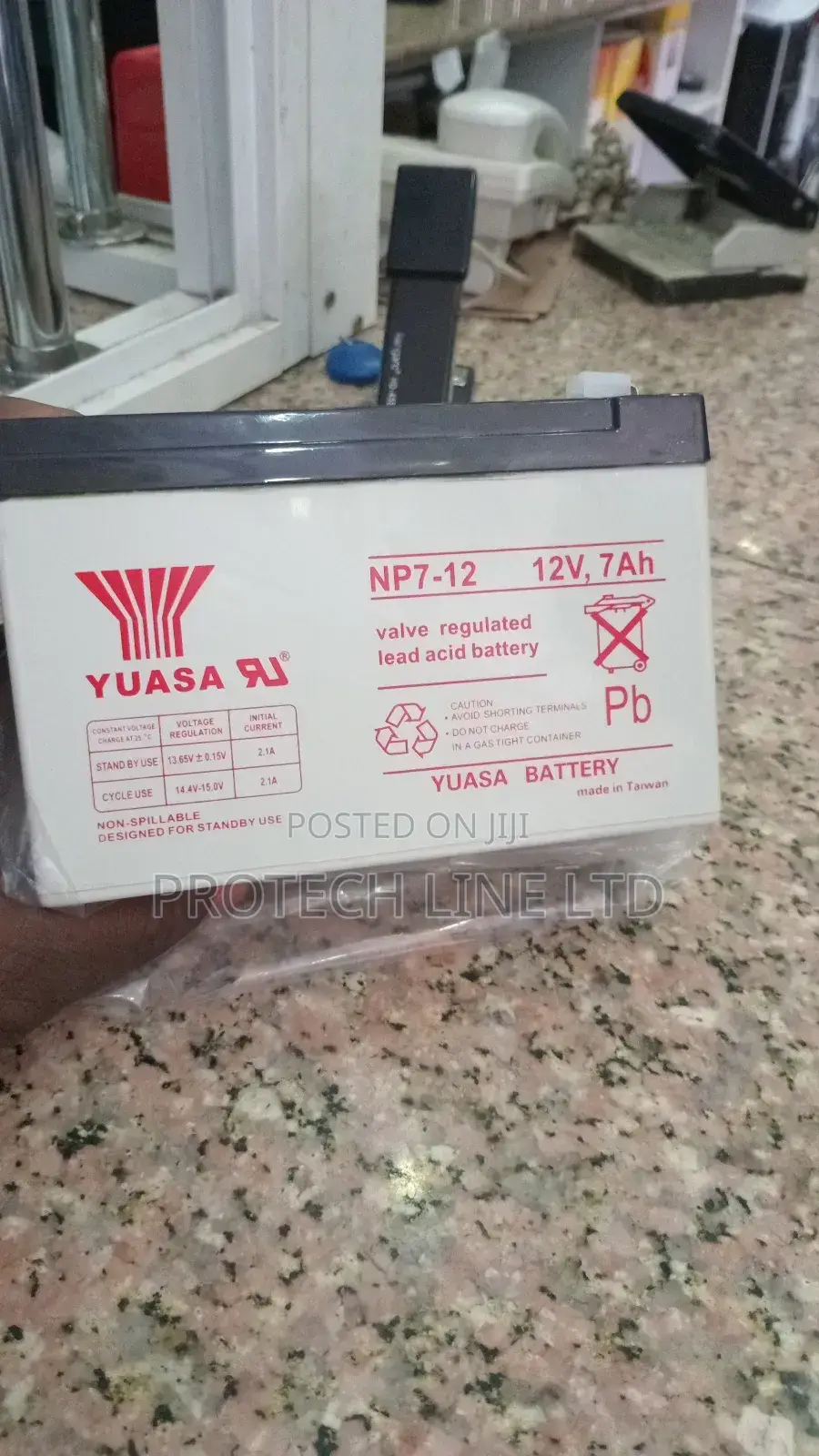 YUASA 12v 7ah Battery