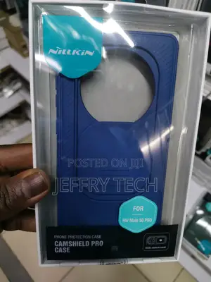 For Huawei Mate 50 Pro NILLKIN Camshield Phone Case-Blue
