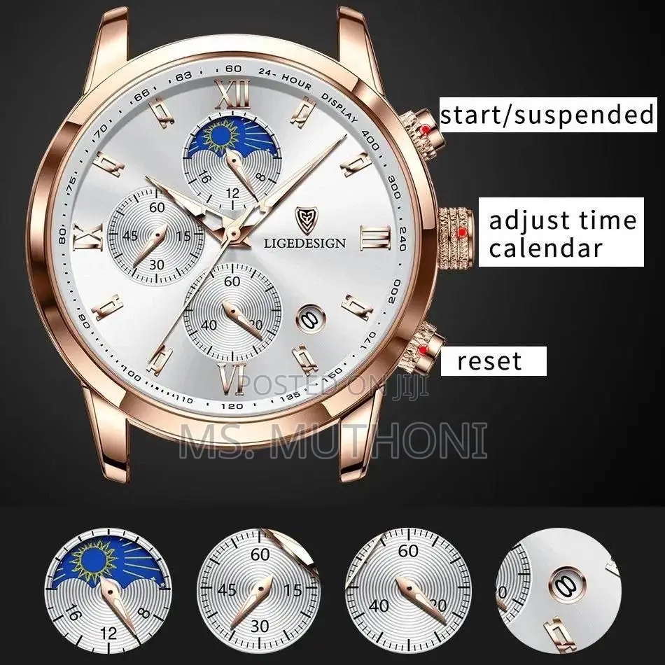 Lige LG877A Chronograph