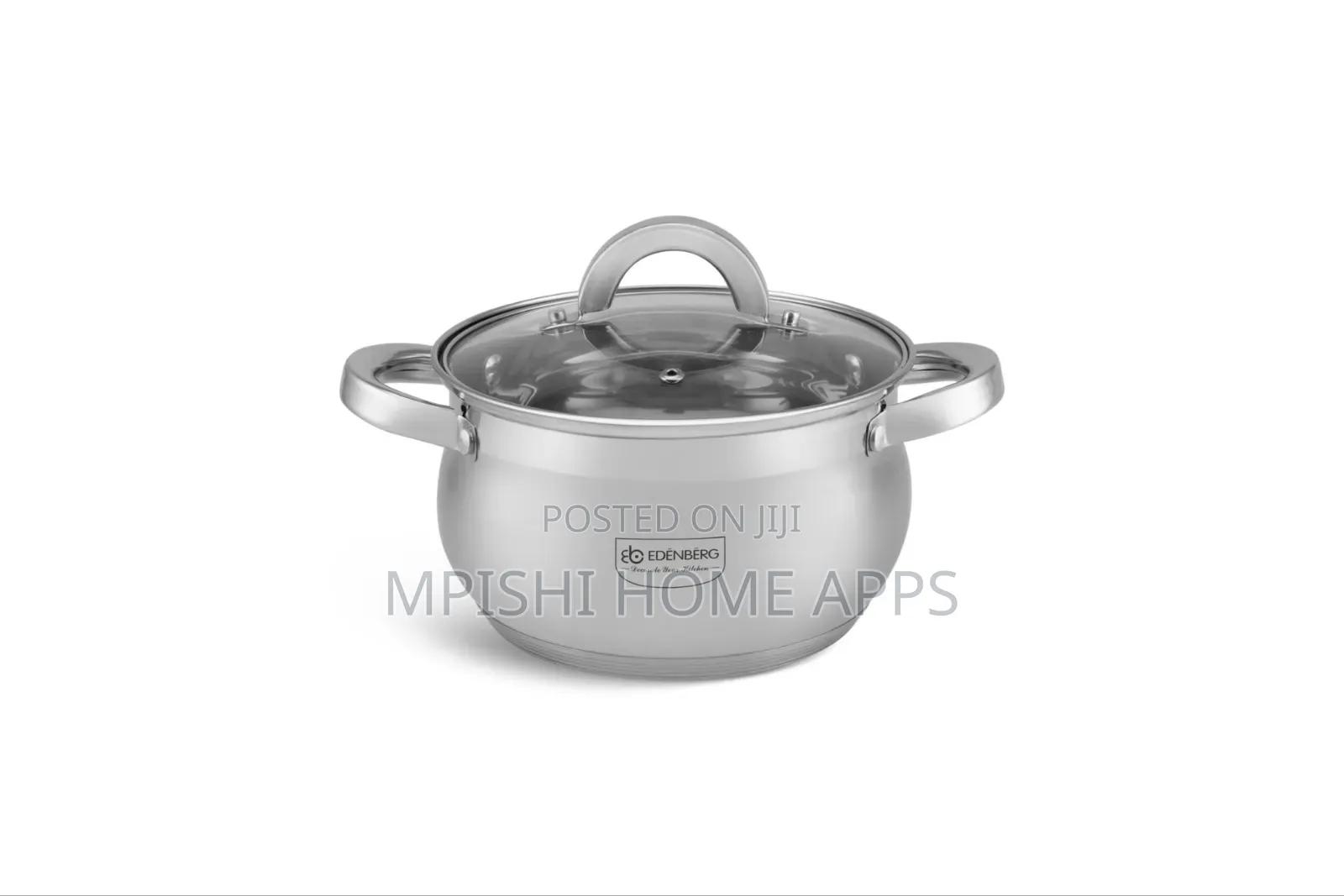12pcs Edenberg Stainless Steel Cookware Set EB-4065