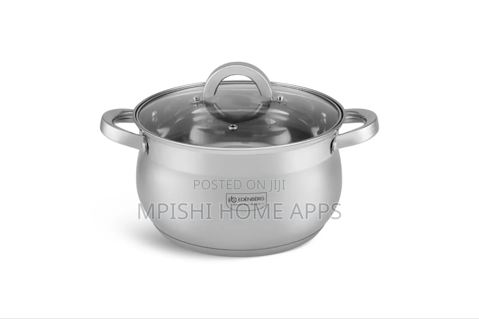 12pcs Edenberg Stainless Steel Cookware Set EB-4065