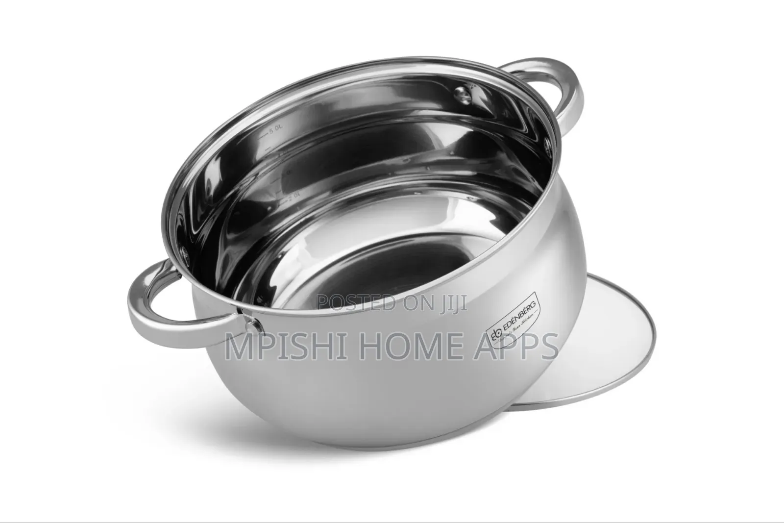 12pcs Edenberg Stainless Steel Cookware Set EB-4065