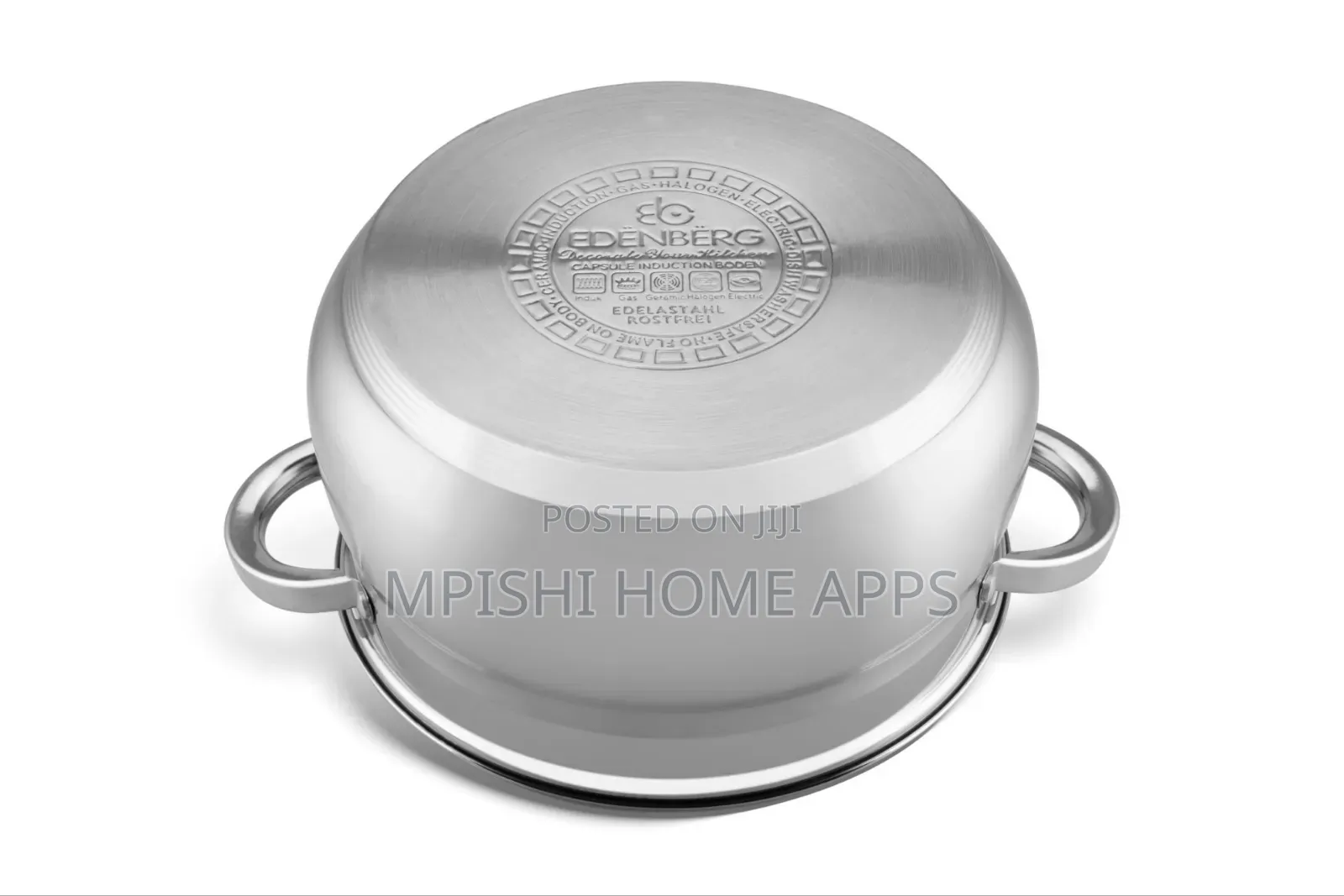 12pcs Edenberg Stainless Steel Cookware Set EB-4065