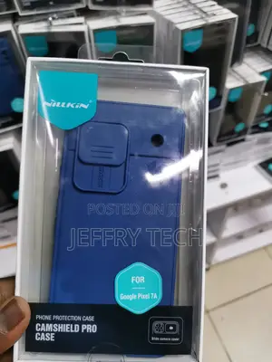 Nillkin Case Cover for Google Pixel 7a Camshield -Blue