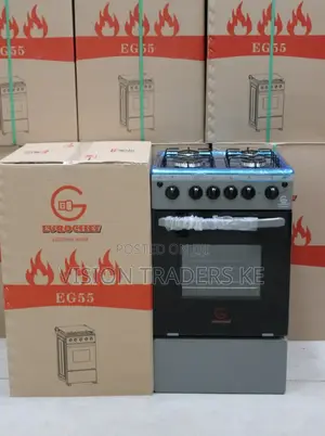Eurochef Full Gas With Electric Oven +Timer Standing Cooker