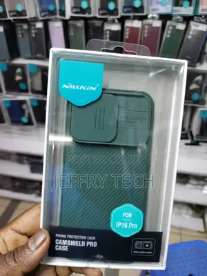 Nillkin for iPhone 16 Pro Case With Slide Camera Cover-Green