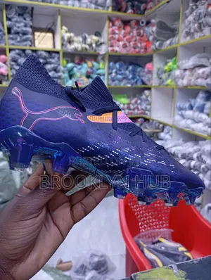 Puma Soccer Boots With Colourful Electroplating Sole( 39-45)