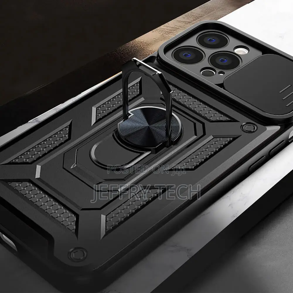 Techsuit Camshield Case for iPhone 13 Pro Max (Black)