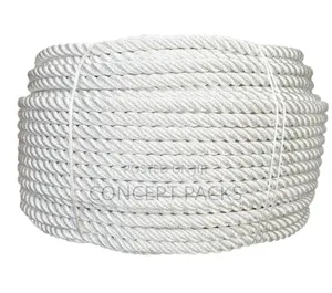 18mm Polythene /Nylon Ply Rope, White. 200m Length Rope-18mm