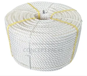 16mm Polythene /Nylon Ply Rope, White. 200m Length Rope-16mm