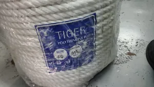 20mm Polythene /Nylon Ply Rope, White. 200m Length Rope-20mm