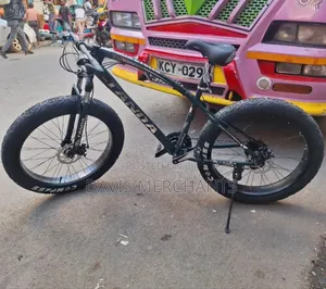 Fat Tyre Bike With Front Shocks , 21 Gear and Disc Brakes