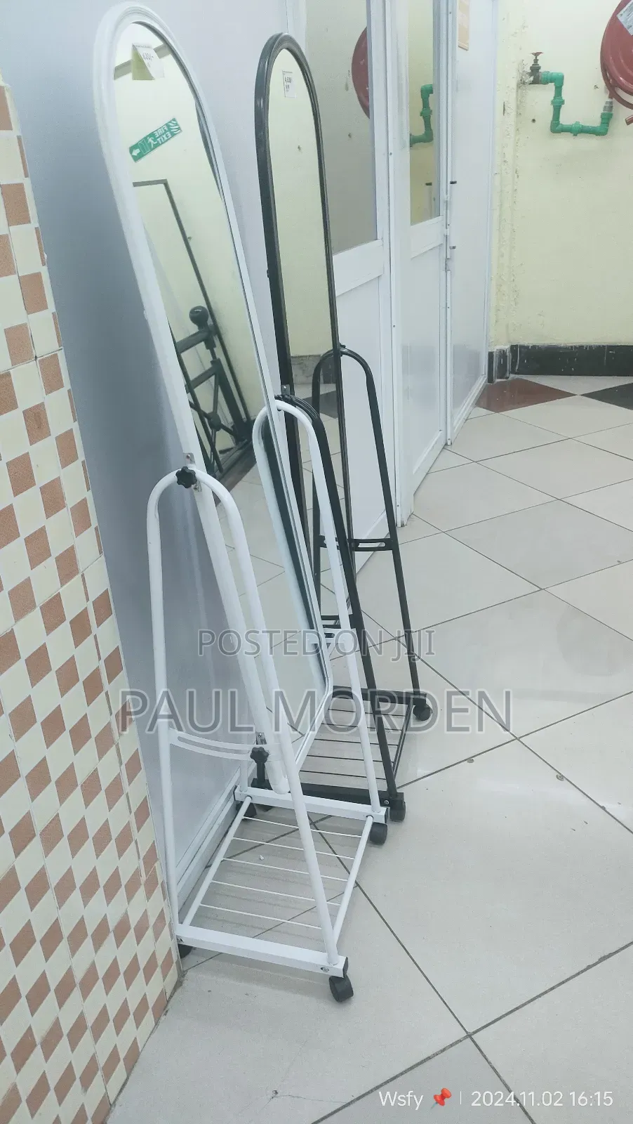 Full Dressing Mirror With Wheels