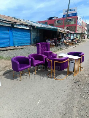2 Styling Seats, Pedicure Seat, Manicure Set, Purple .