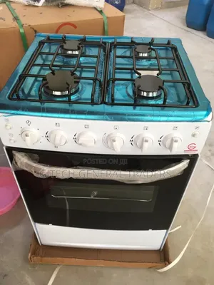 Eurochef 60*60 4gas Cooker Jet Valve, Rotisserie,Gas Oven