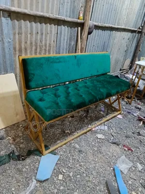 Waiting Bench, 3 Seater Green 