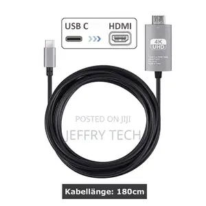 USB-C to HDMI 1.8m Cable Adapter, HDTV Projector Monitor